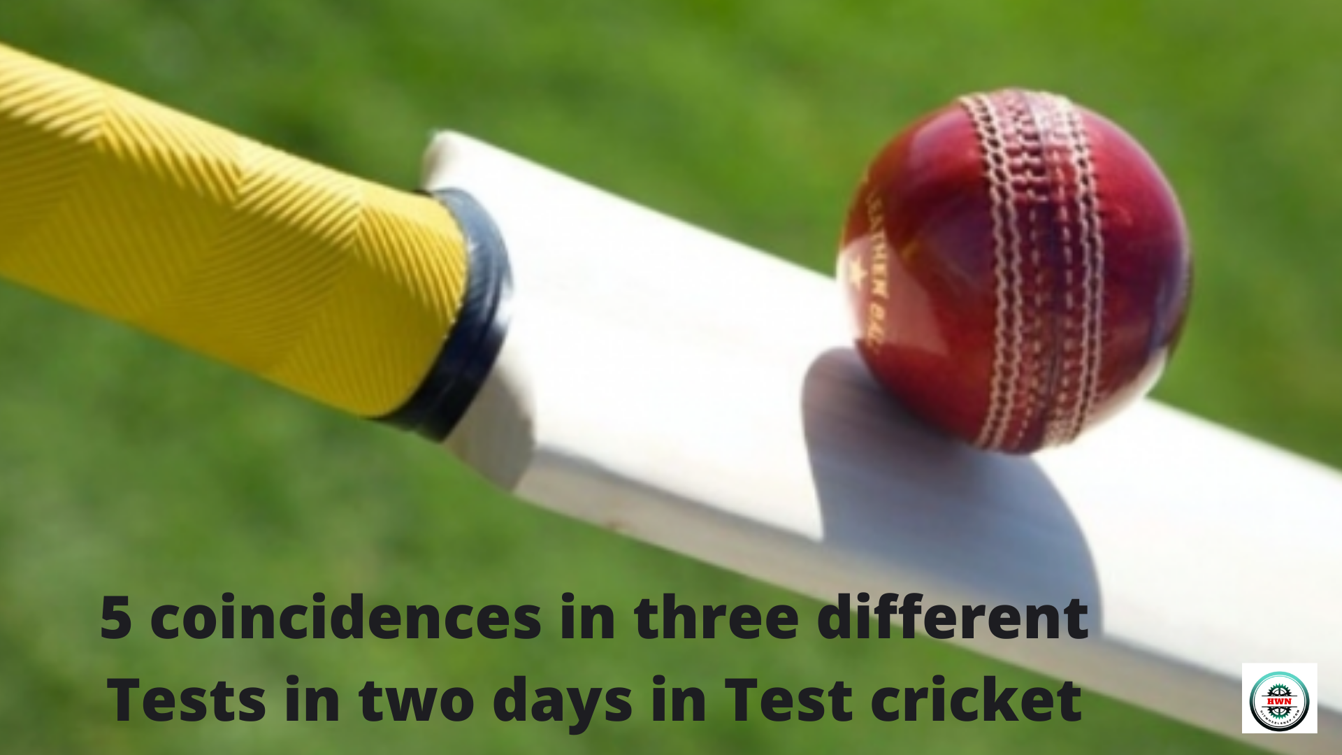 5 coincidences in three different Tests in two days in Test cricket