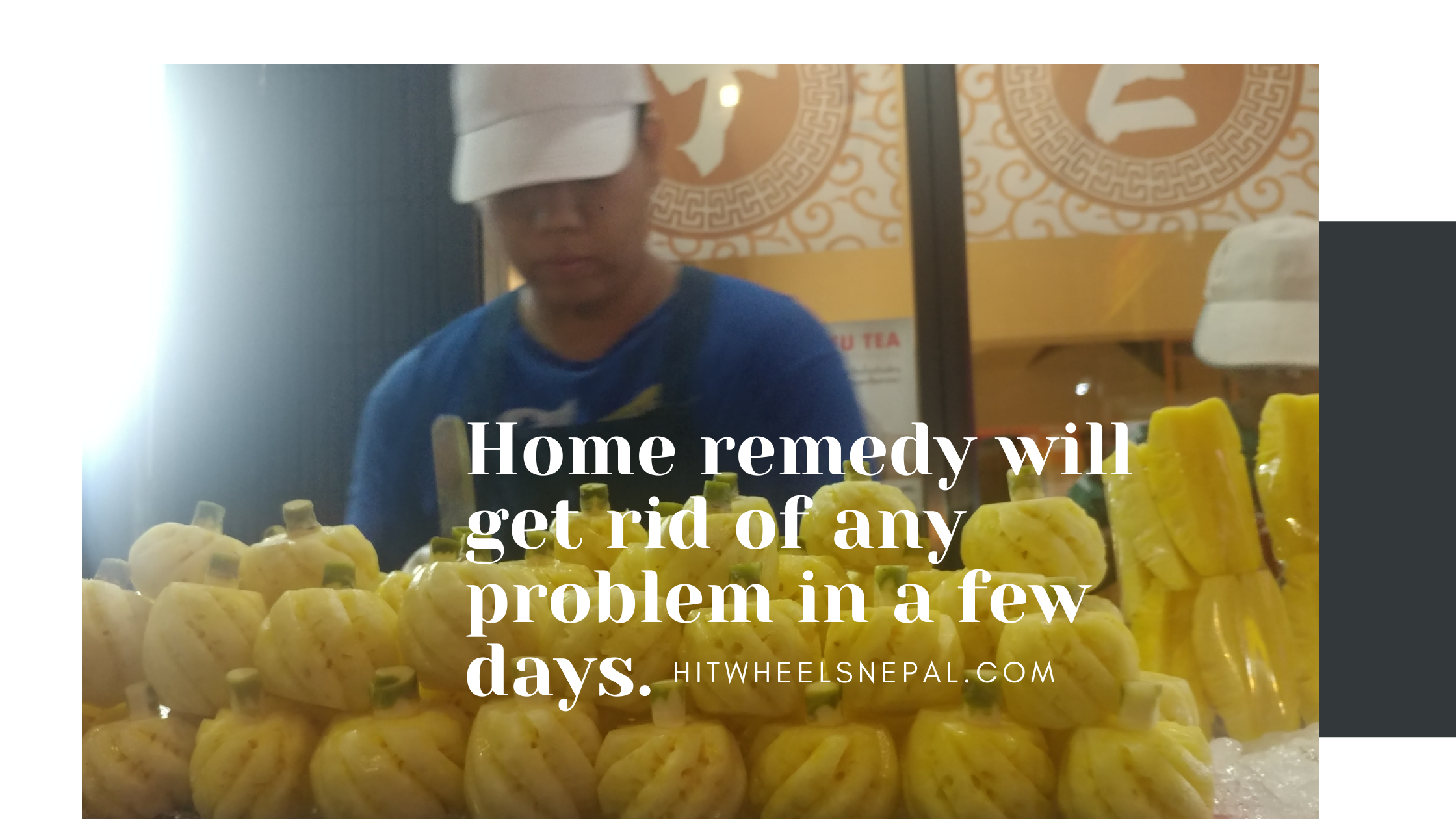 Home remedy will get rid of any problem in a few days.